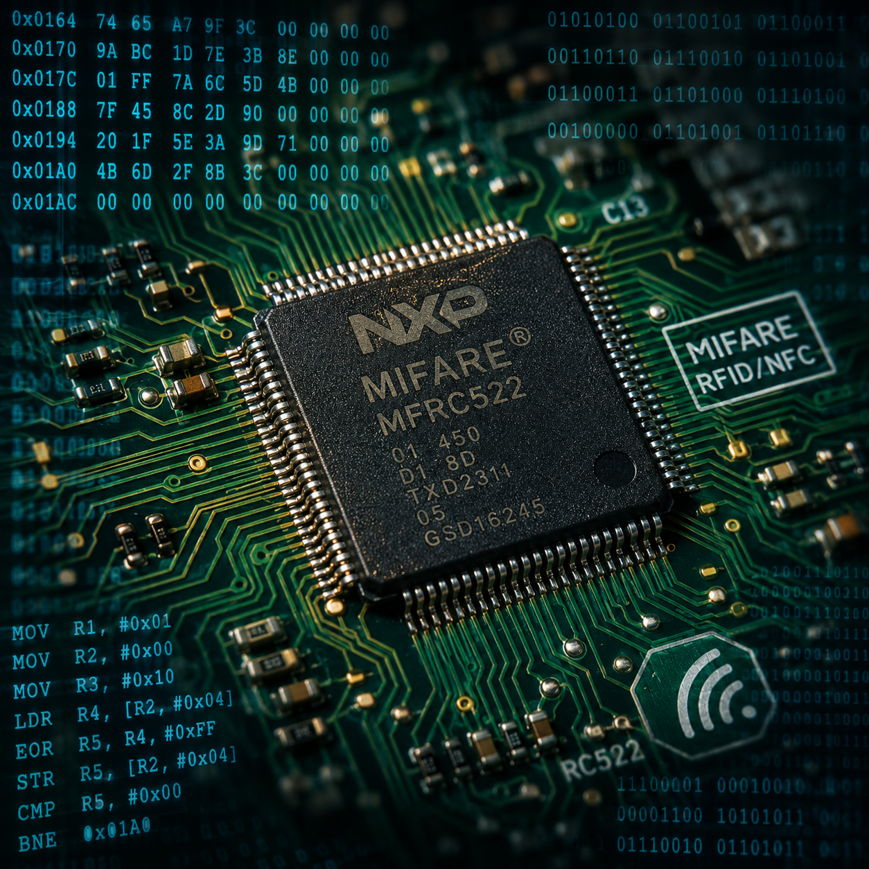 MIFARE 1k chip