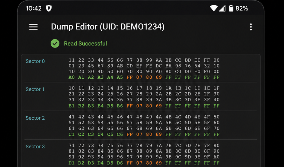 MIFARE Dump Editor