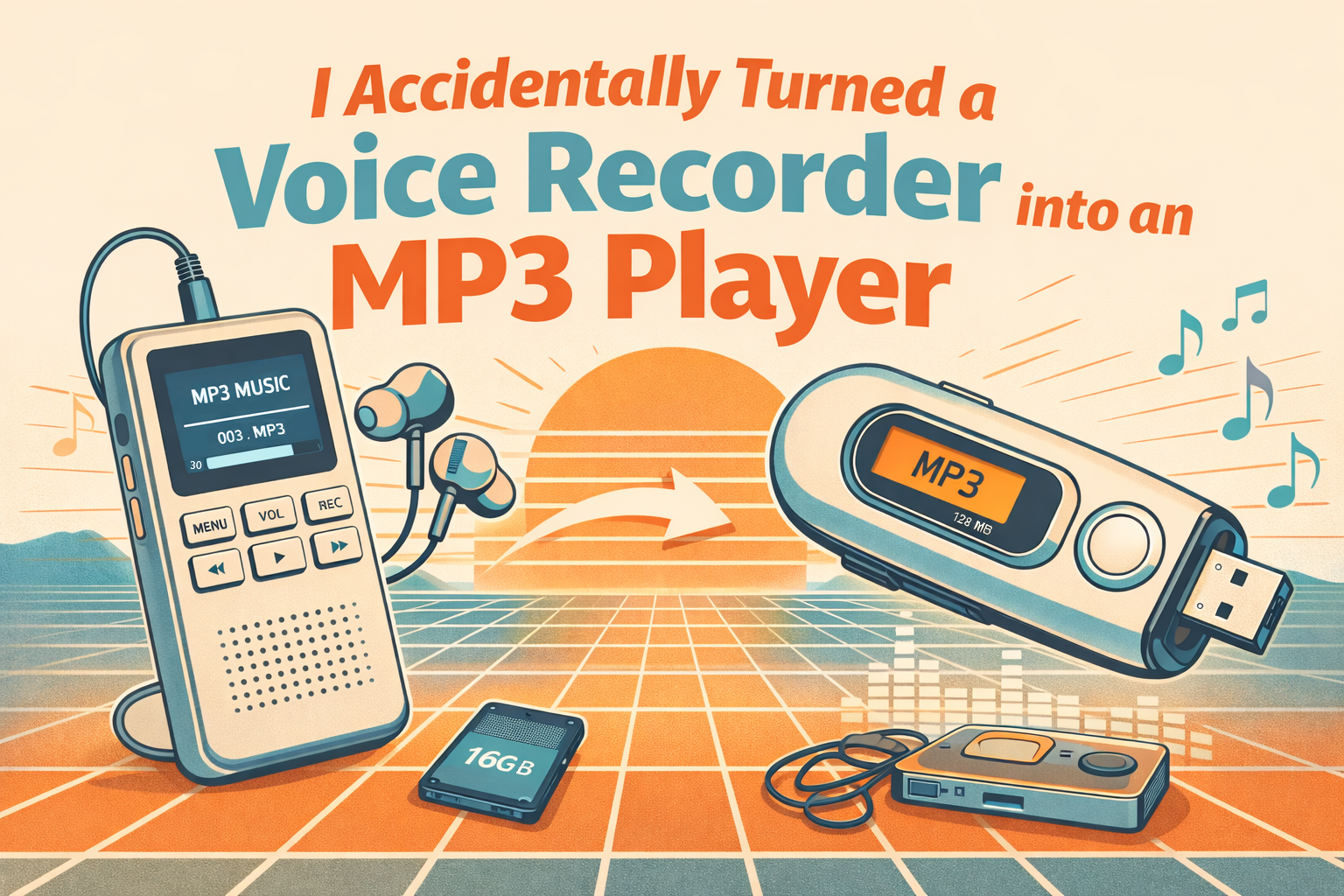 Digital Recorder to MP3 Player